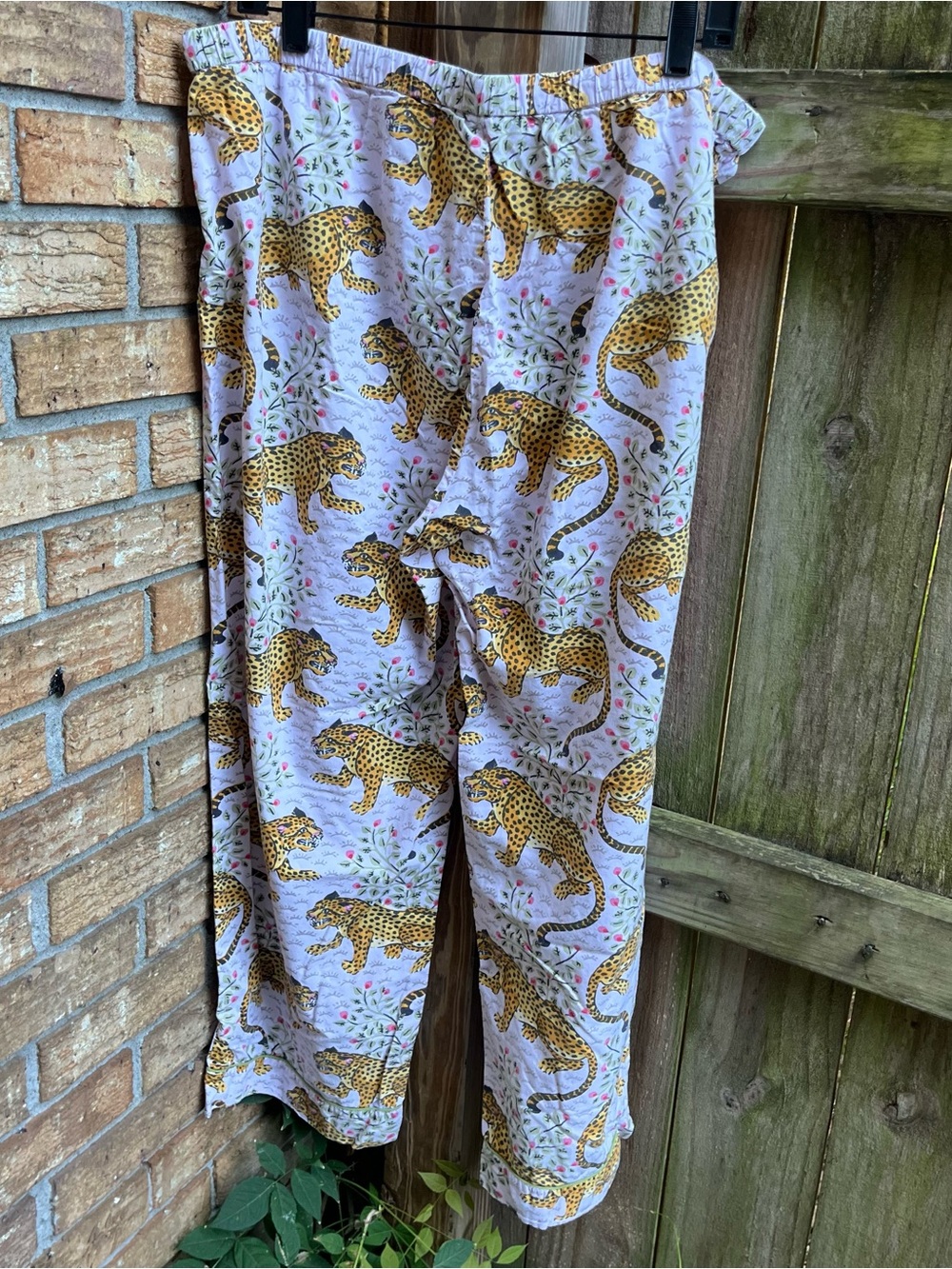Printfresh Pink Leopard-Print Pajama Set Organic Cotton - Picture 6 of 7
